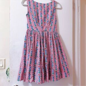 Emily and Fin Abigail dress in red stripes - XS